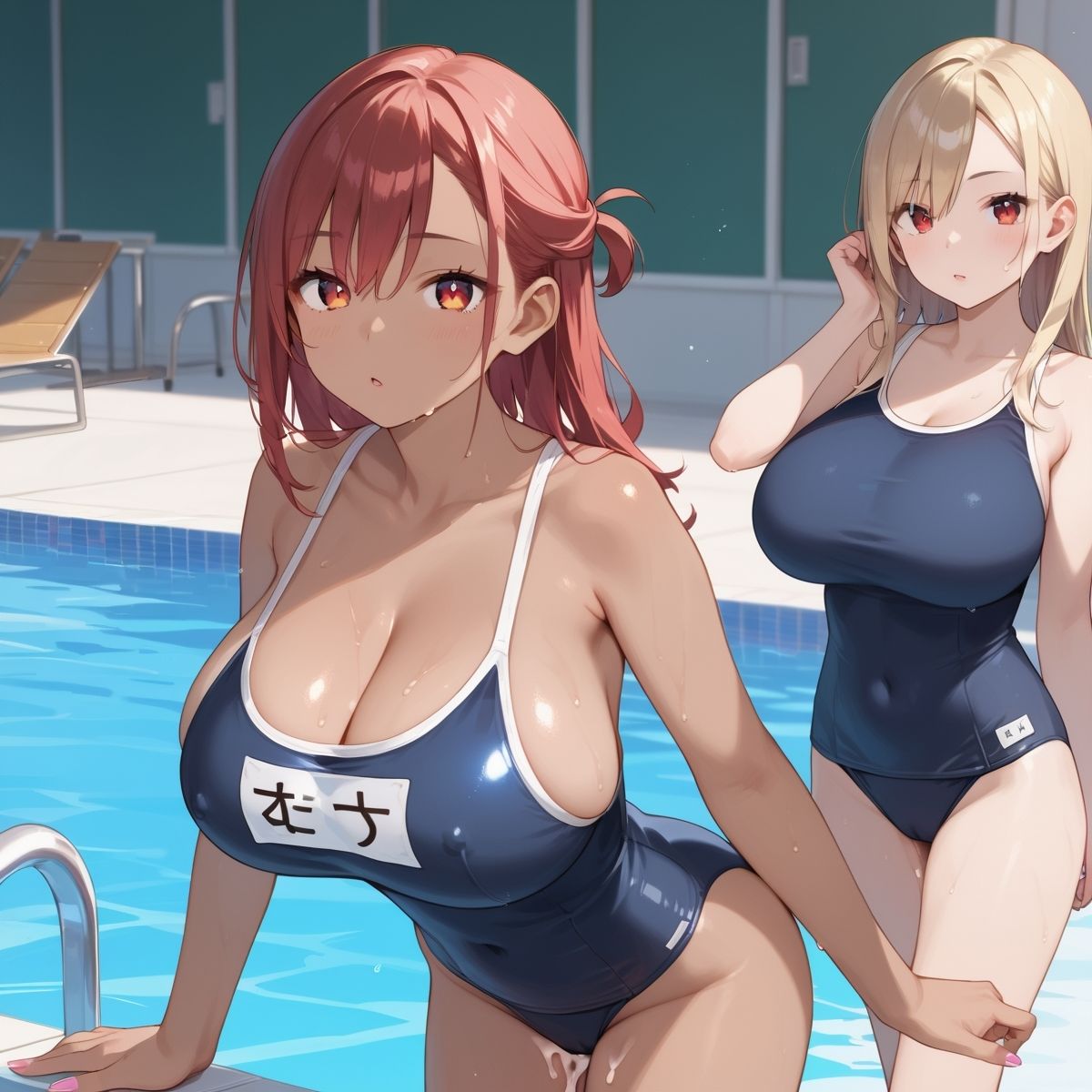 黒ギャル×スク水中出しパラダイス！【厳選画像205枚！】Vol.1 サンプル2ページ目