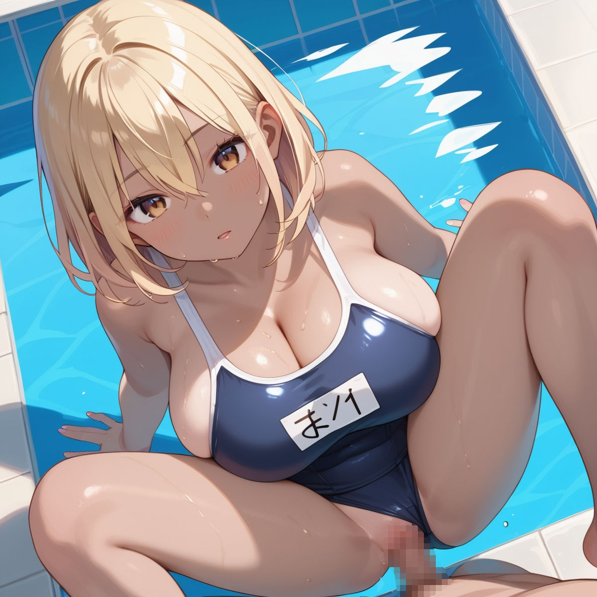黒ギャル×スク水中出しパラダイス！【厳選画像205枚！】Vol.1 サンプル4ページ目