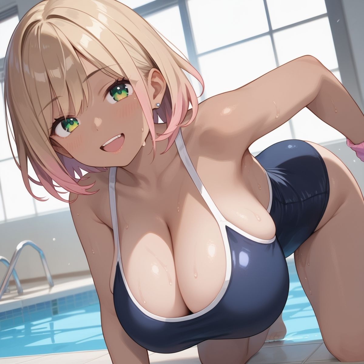 黒ギャル×スク水中出しパラダイス！【厳選画像205枚！】Vol.6 サンプル10ページ目