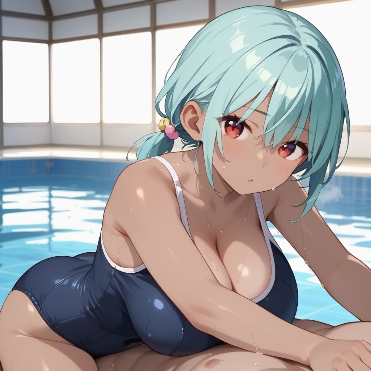 黒ギャル×スク水中出しパラダイス！【厳選画像205枚！】Vol.8 サンプル9ページ目