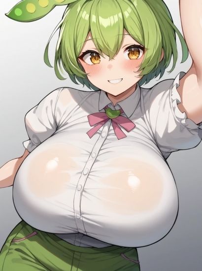 ずんだもんから送られてきた自撮り写真 サンプル1ページ目