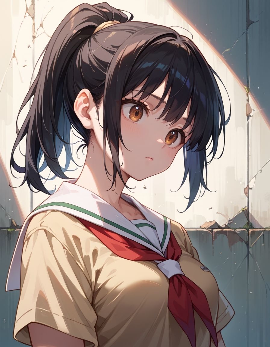 制服マジック -ポニーテールが揺らす制服の魔法- サンプル1ページ目