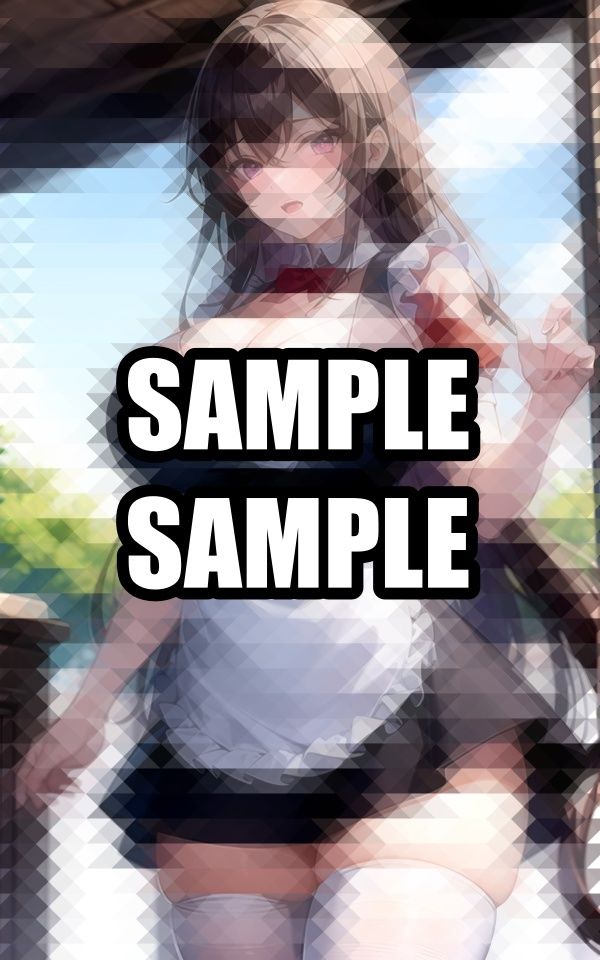 はちきれそうなウェイトレス美女イラスト集 サンプル8ページ目