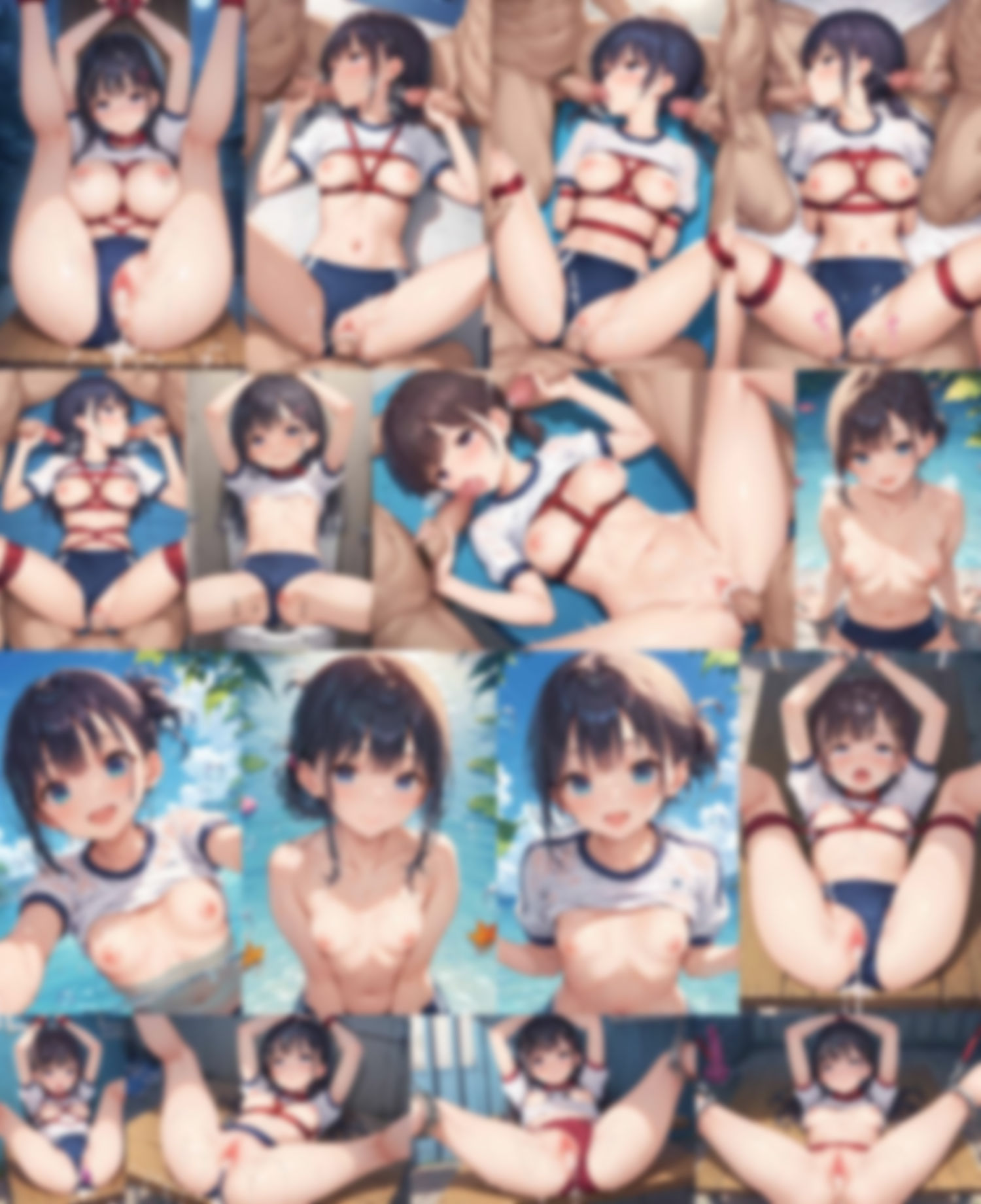 肉便器ブルマ少女にぶっかけ サンプル3ページ目