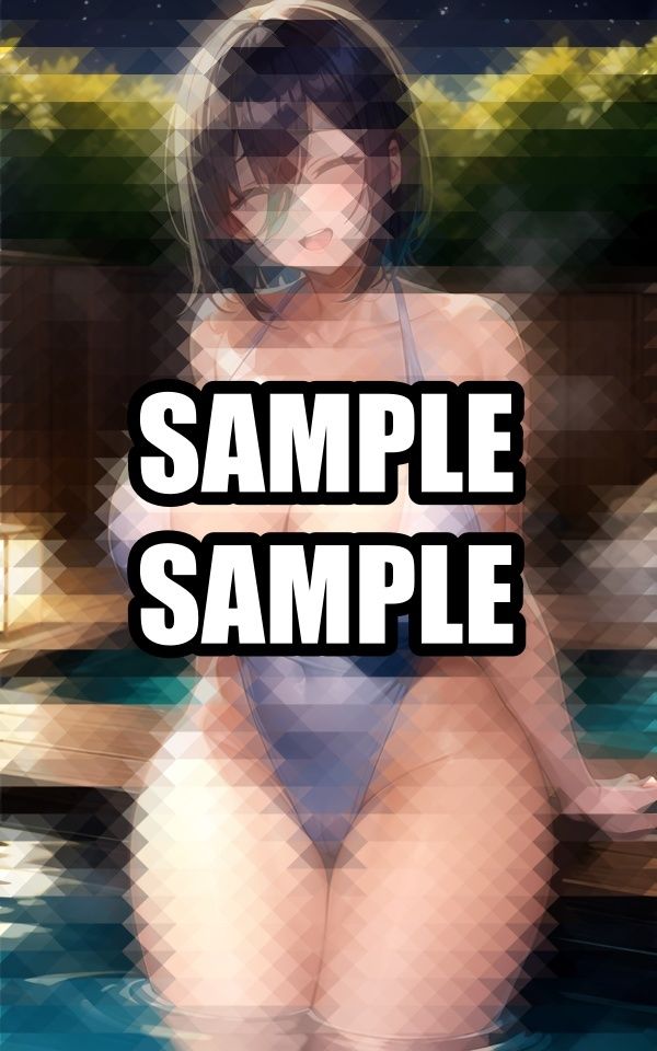 温泉のリラックス美女イラスト集 サンプル2ページ目