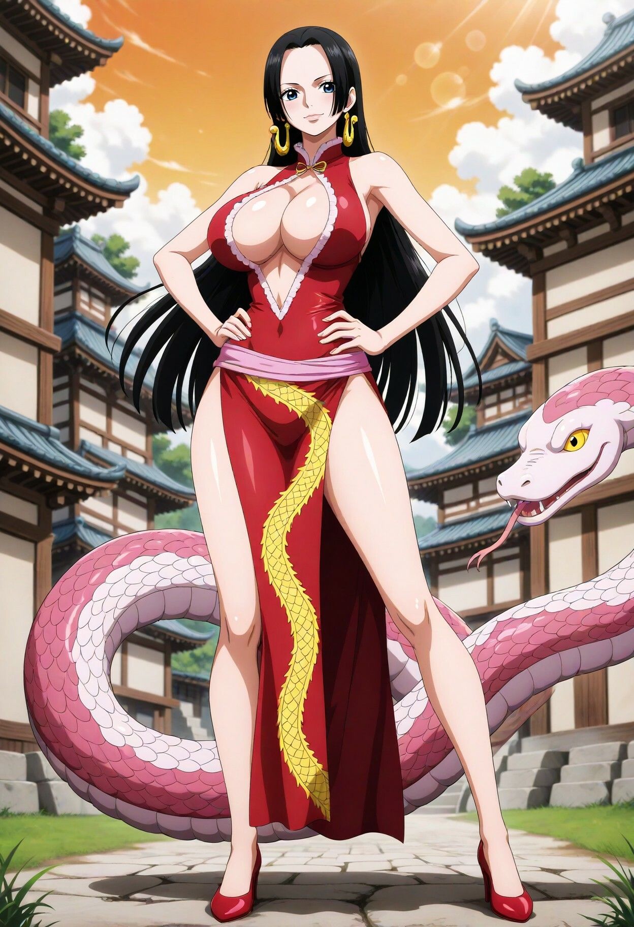 海賊女帝 ボア・ハンコックの濃厚な夏 サンプル1ページ目