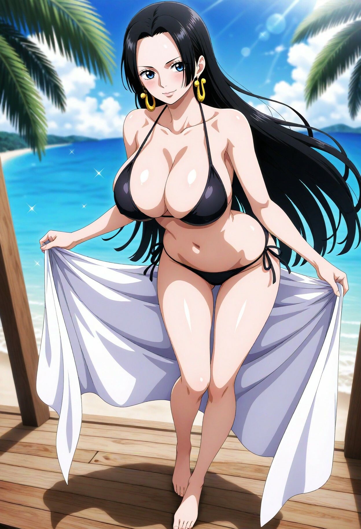 海賊女帝 ボア・ハンコックの濃厚な夏 サンプル3ページ目