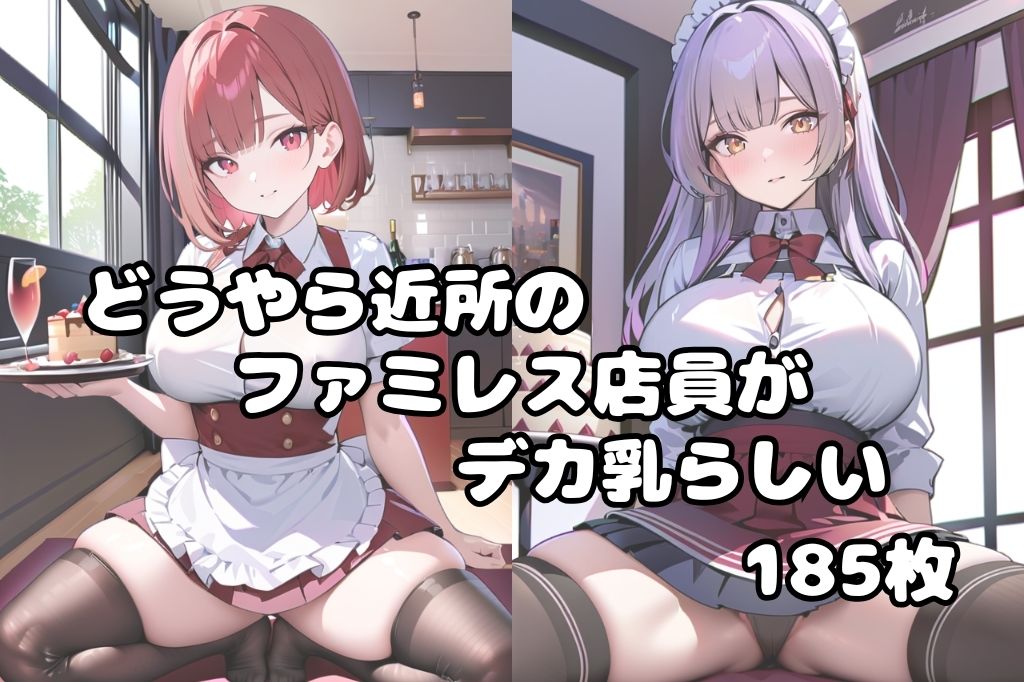 どうやら近所のファミレスの店員の乳のでかいらしい サンプル1ページ目