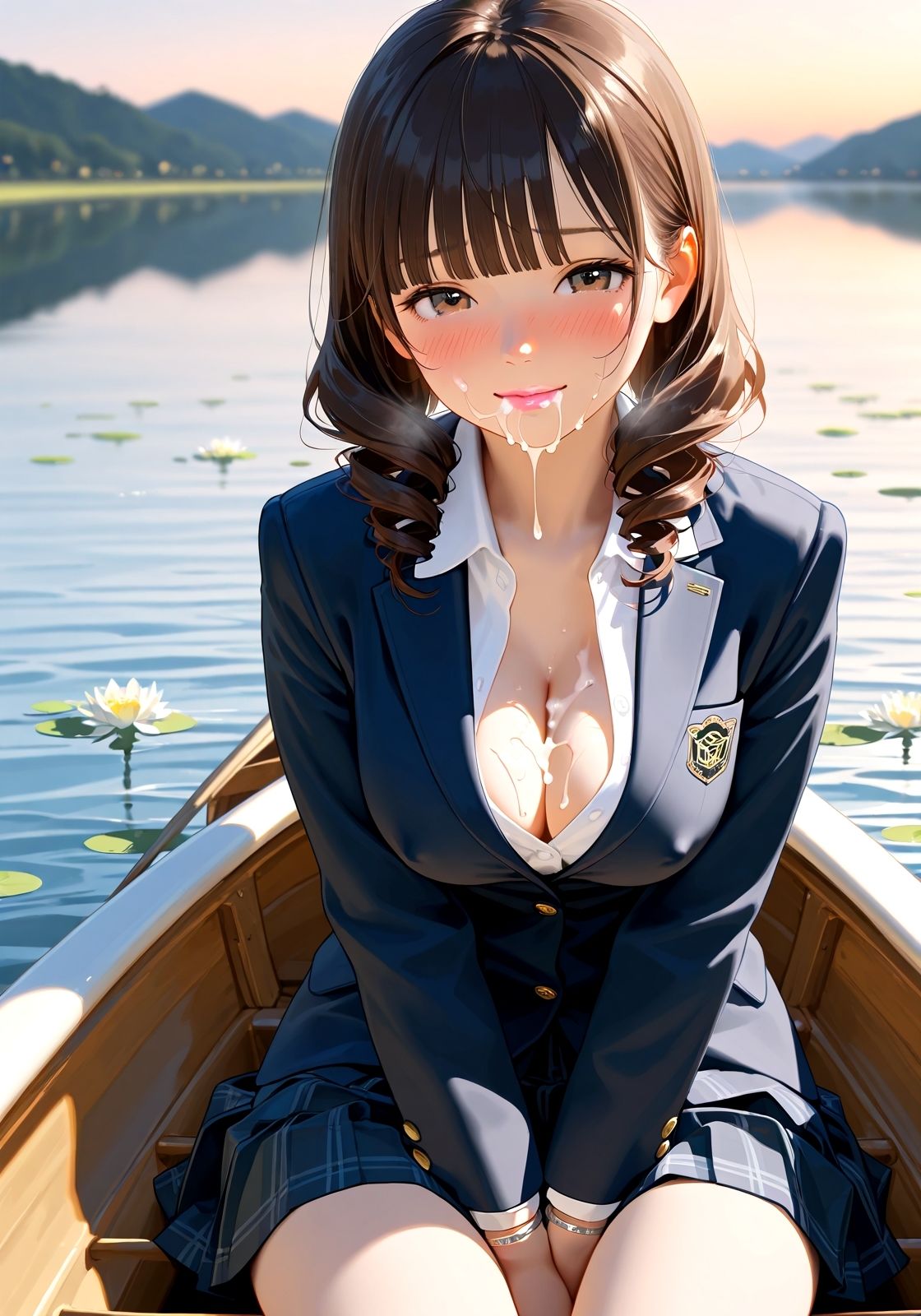 ボートでデート 〜たまにはのんびりしようか〜 サンプル10ページ目