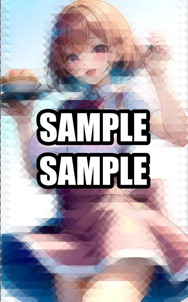 常連になりたいカフェのウェイトレス美女イラスト集 サンプル6ページ目