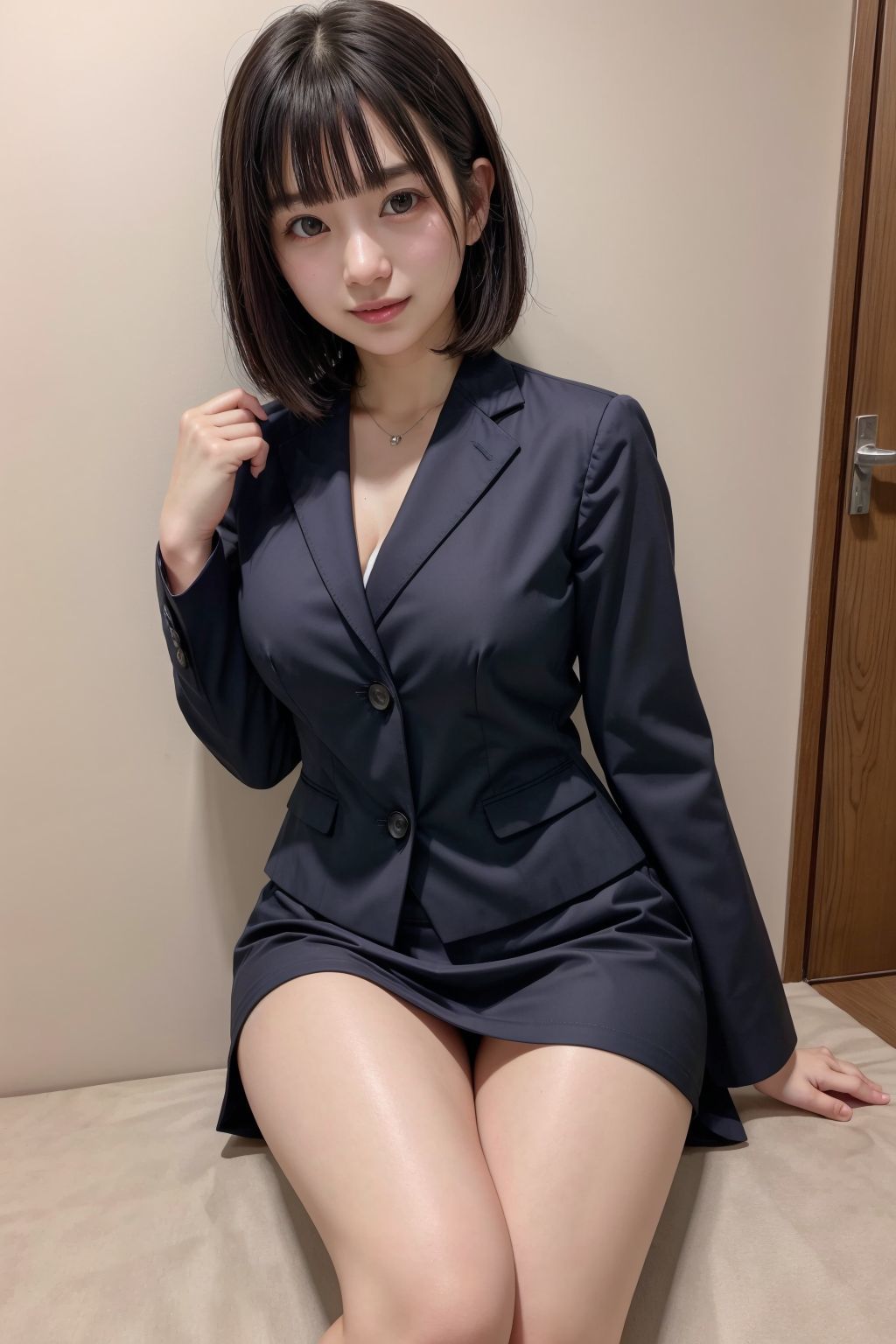 リクルートスーツを着た新入社員3 サンプル2ページ目