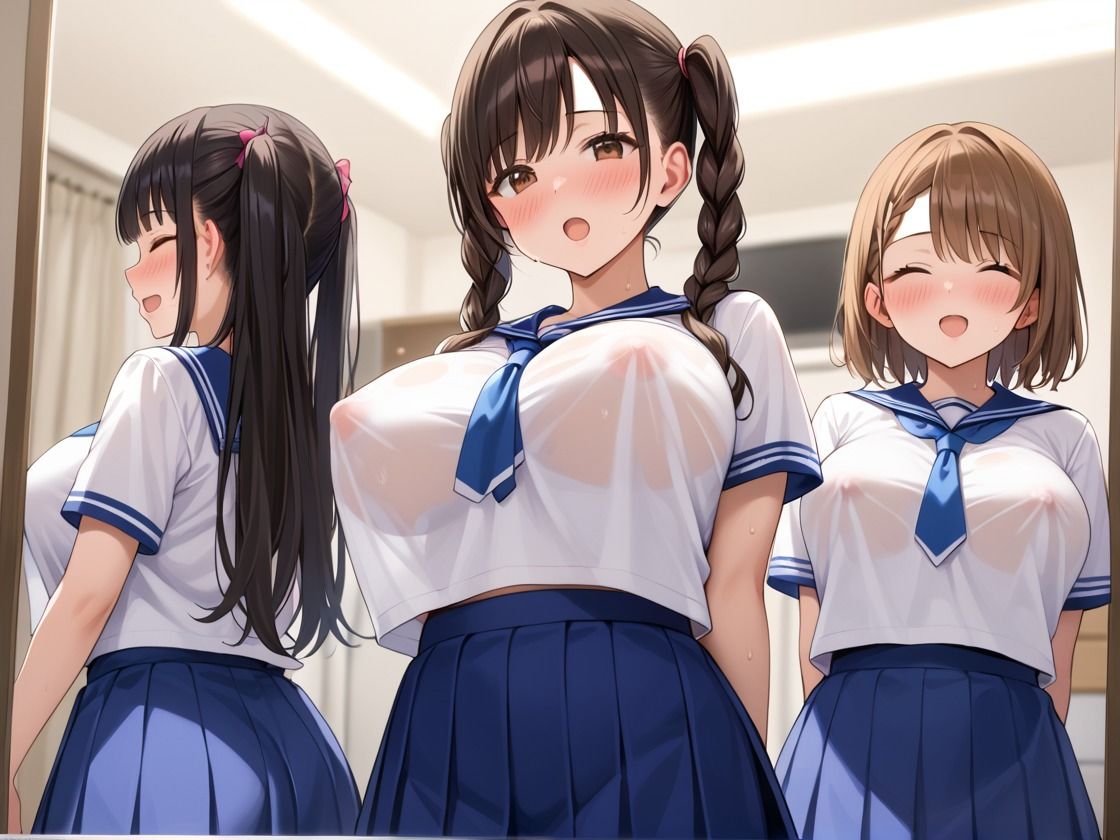 性処理係〜女子校生と乱交・ぶっかけ サンプル6ページ目