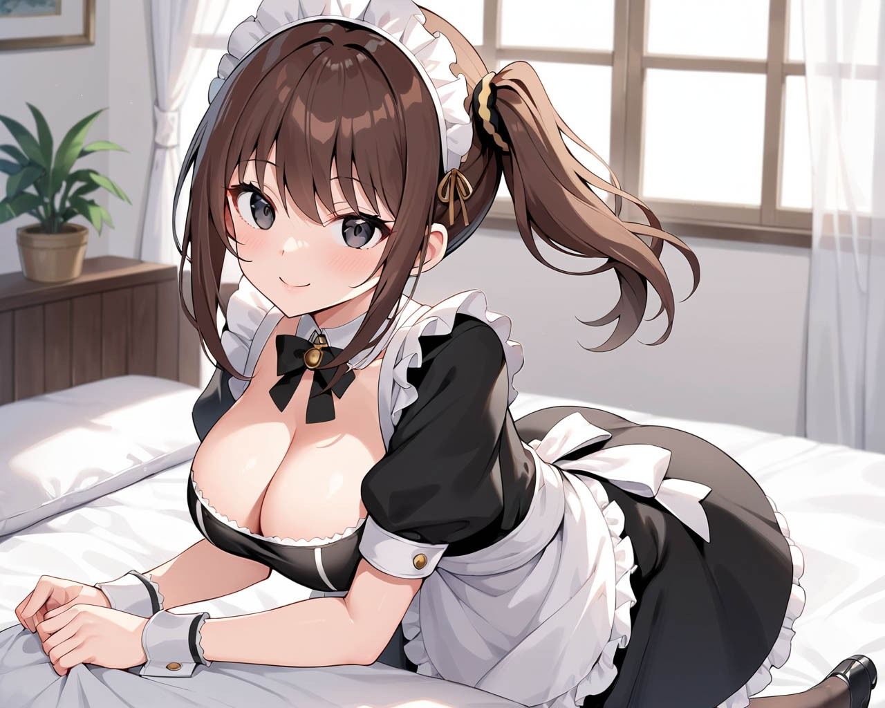 彼女はメイドで俺の専用性処理係 サンプル3ページ目