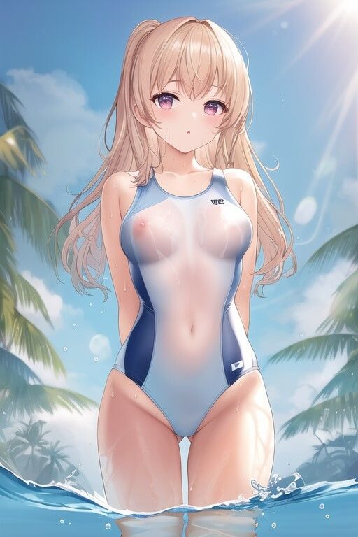 透け透け水着美少女 サンプル5ページ目