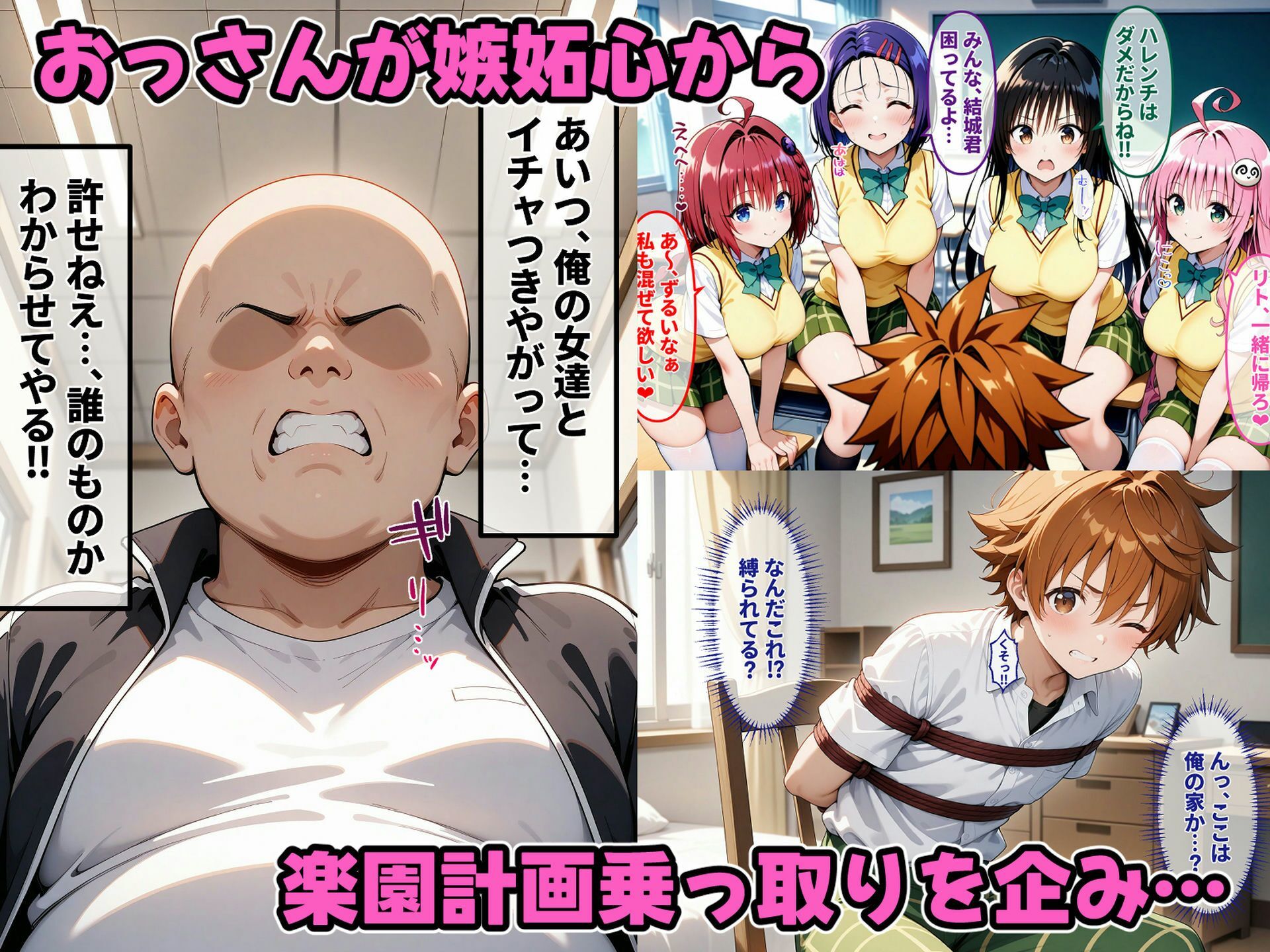 奪われた楽園計画  催〇おじさんの寝取られ孕ませ生活 サンプル8ページ目