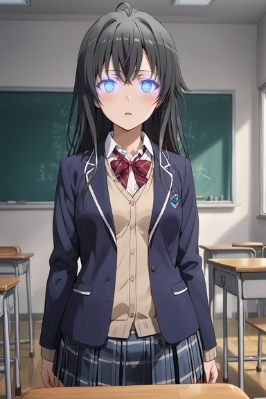 雪ノ下◯乃に催●支配してエッチな事を命令 サンプル3ページ目