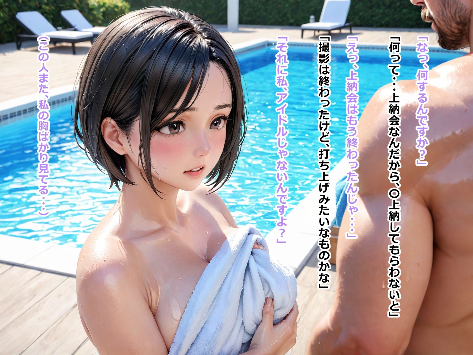 実況！〇上納会 〜アイドル達は上納される〜リポーターも？ サンプル8ページ目