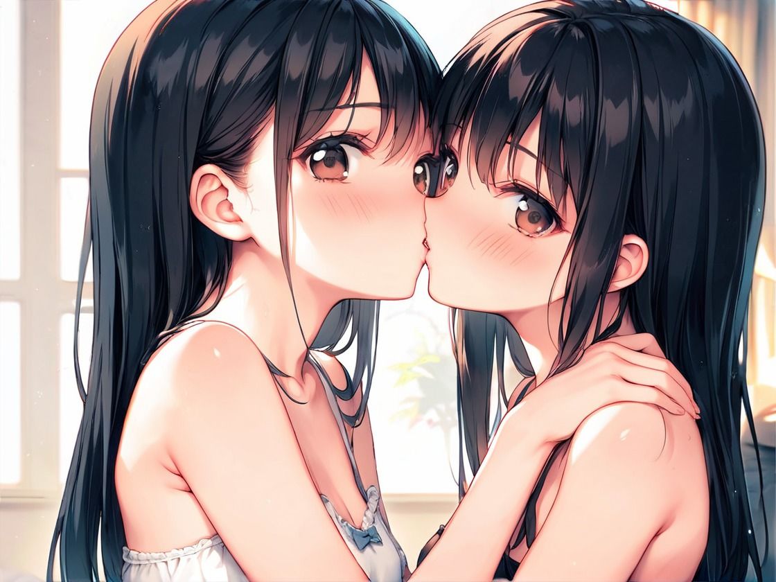 「義理の姉妹がレズプレイ」弟にバレて口封じの3P サンプル2ページ目