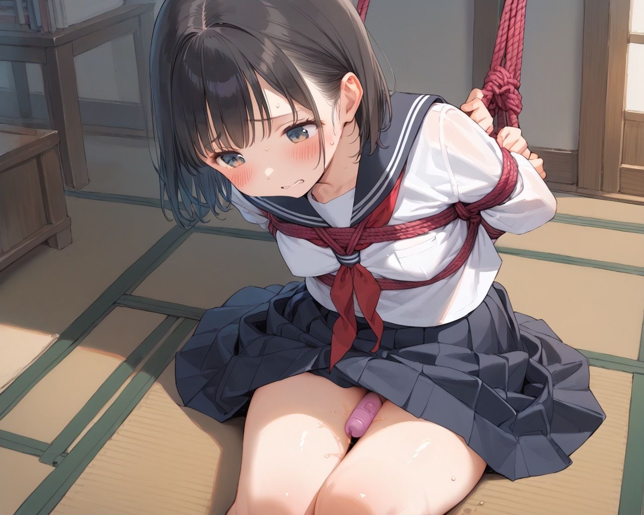 終わらない調教…変態おじに襲われた少女 サンプル5ページ目