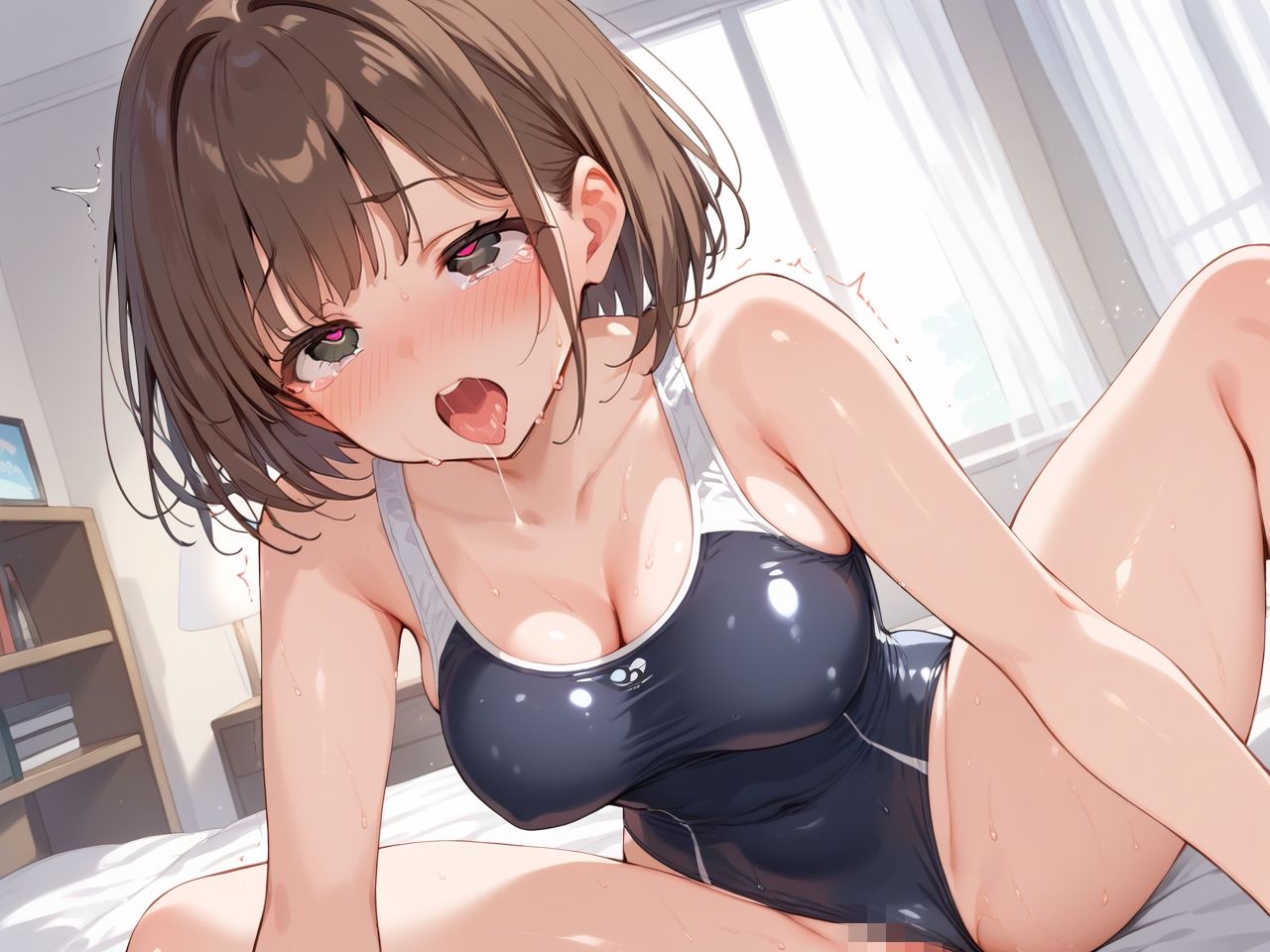 幼なじみを敏感即イキマゾペットに育成してみた サンプル6ページ目