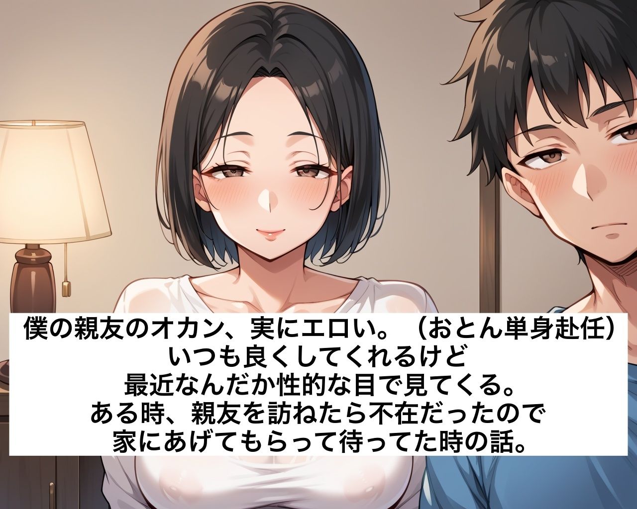 女を思い出した親友のお母さんと生ハメセックス サンプル1ページ目