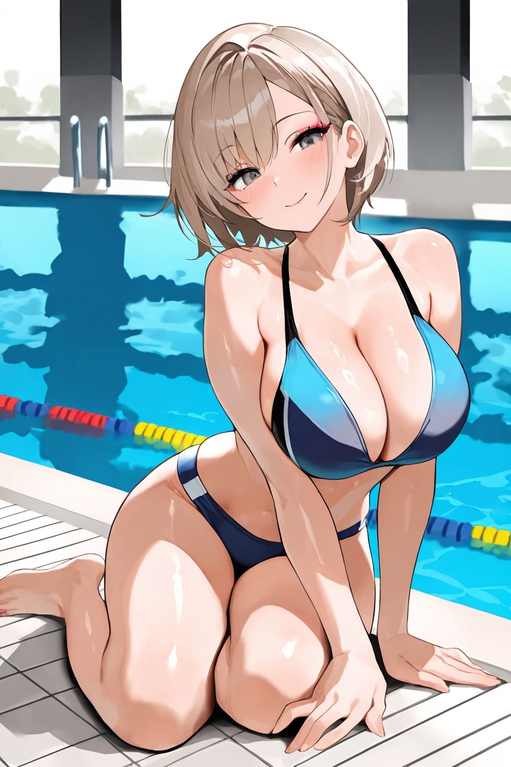 ビッチと噂の水泳部員を水着撮影と言って呼び出してみた サンプル3ページ目