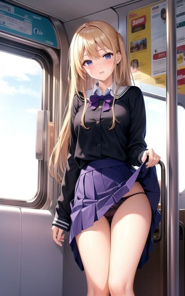 パンちら電車4 サンプル3ページ目
