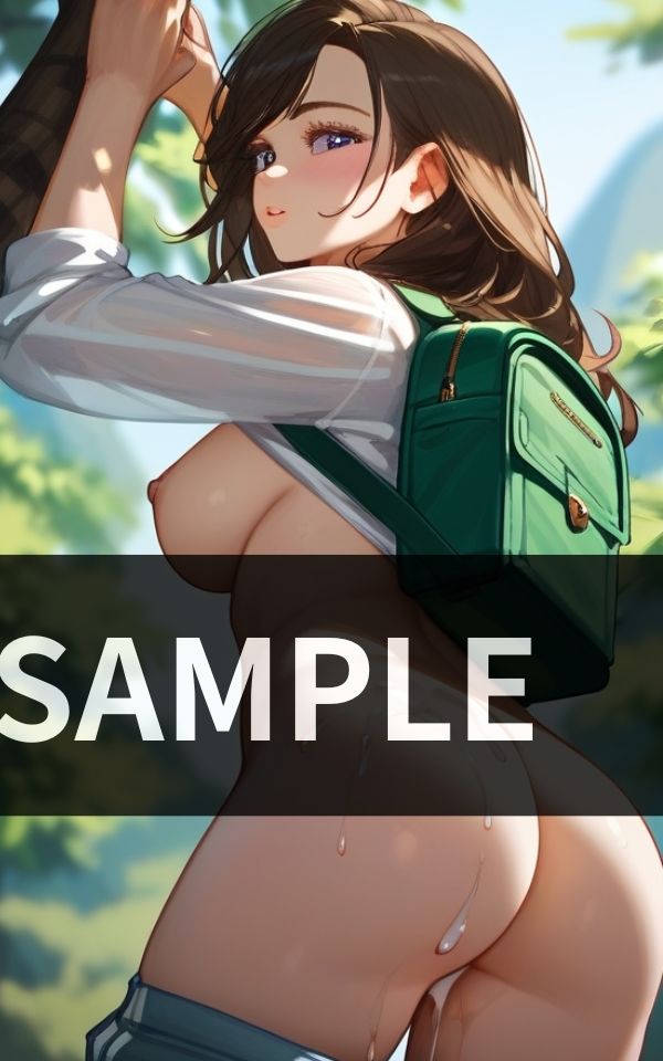 出会った山ガールの お尻に発射 サンプル2ページ目