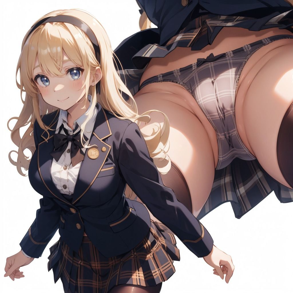 金髪お嬢様のえちえちおパンツ盗撮アングル Vol.1＋Vol.2 サンプル1ページ目
