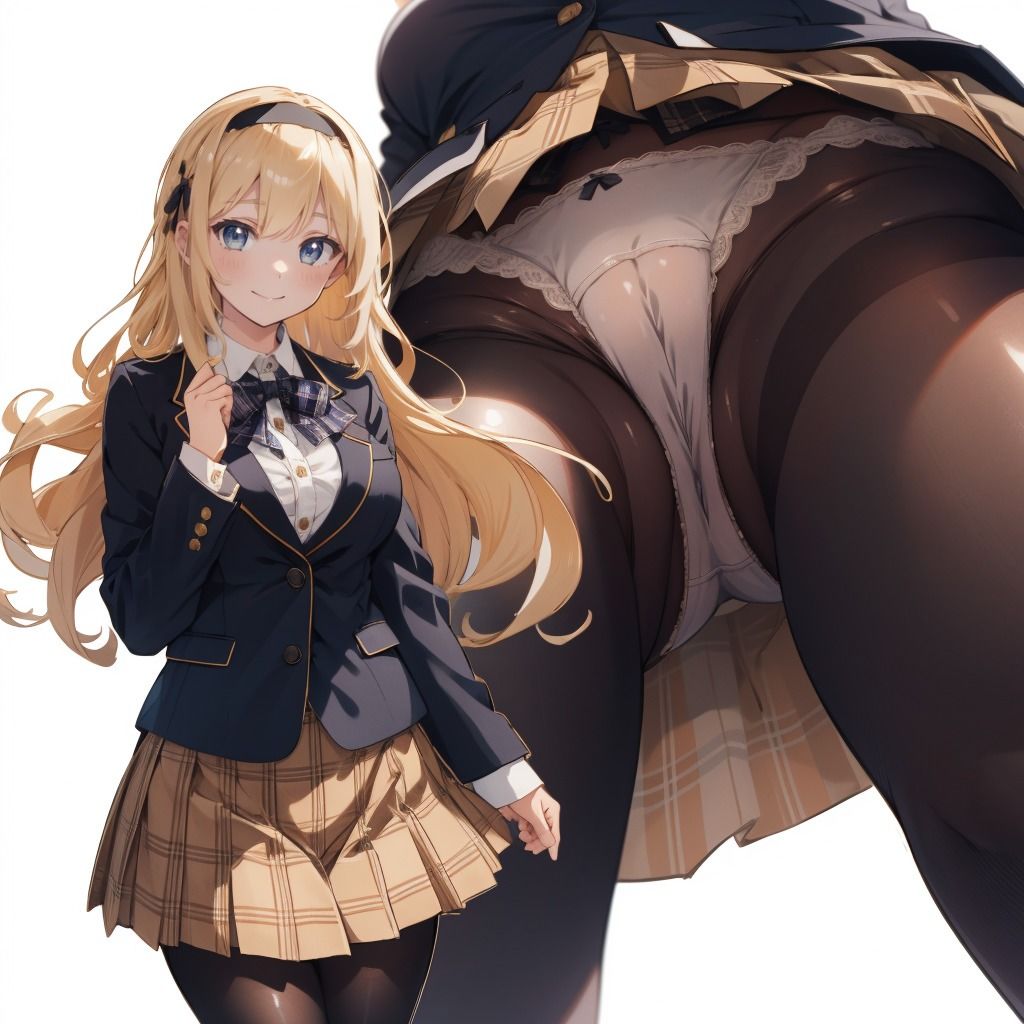 金髪お嬢様のえちえちおパンツ盗撮アングル Vol.1＋Vol.2 サンプル4ページ目
