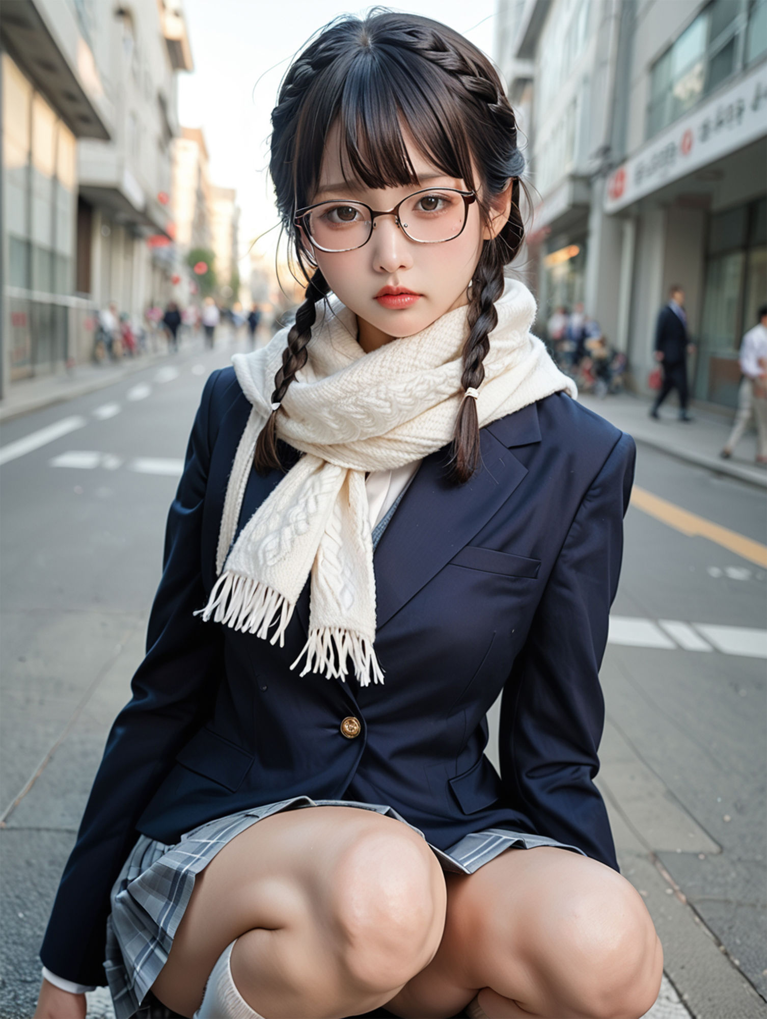 排便少女 女子〇生＆チア poopgirl サンプル5ページ目