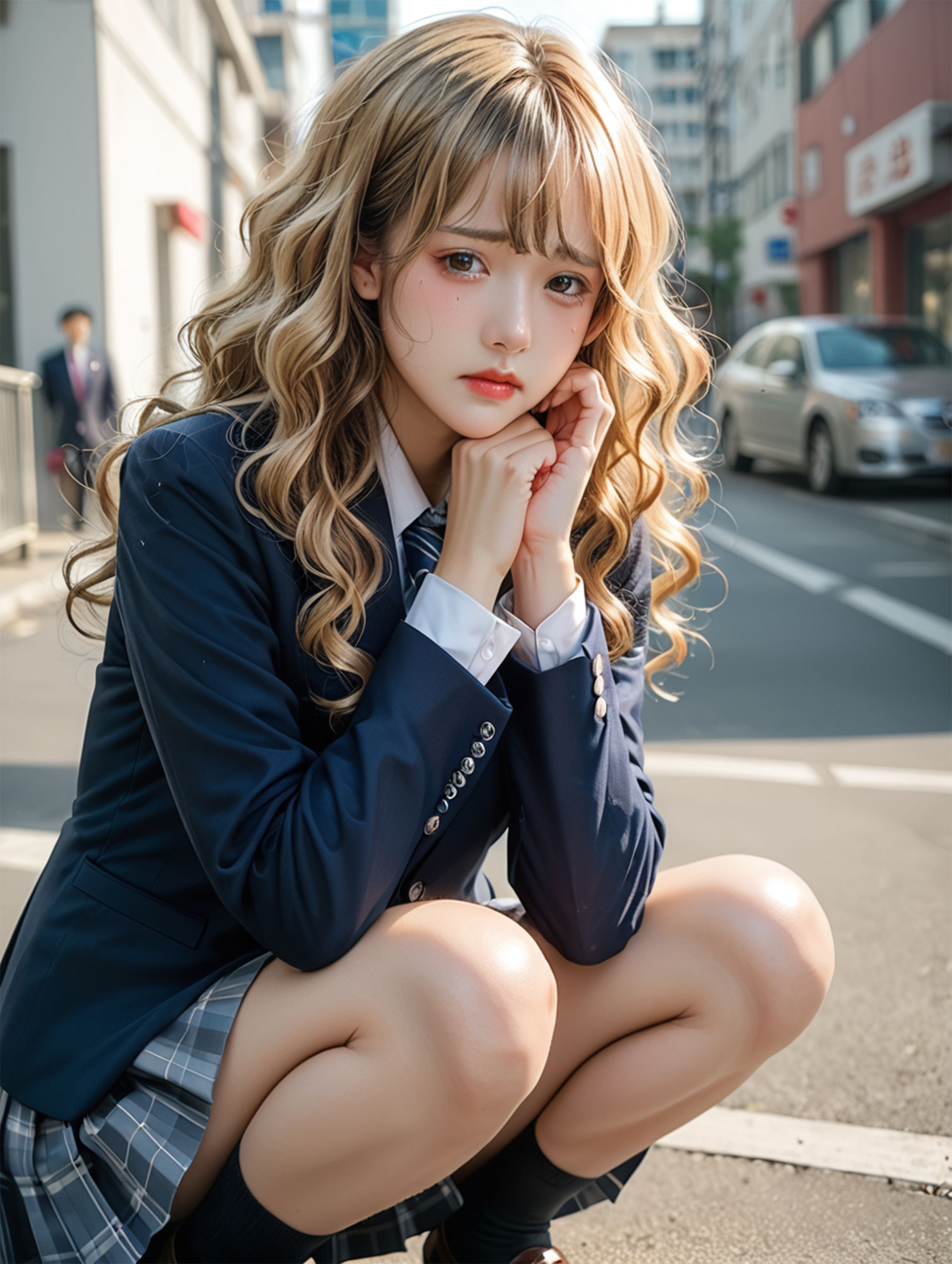 排便少女 女子〇生＆チア poopgirl サンプル7ページ目