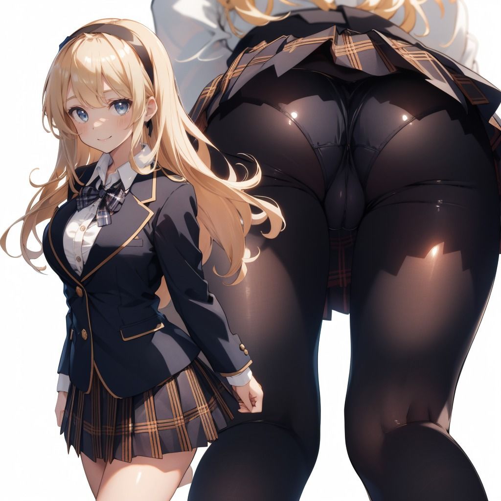金髪お嬢様のえちえちおパンツ盗撮アングル お尻編 Vol.1＋Vol.2 サンプル3ページ目