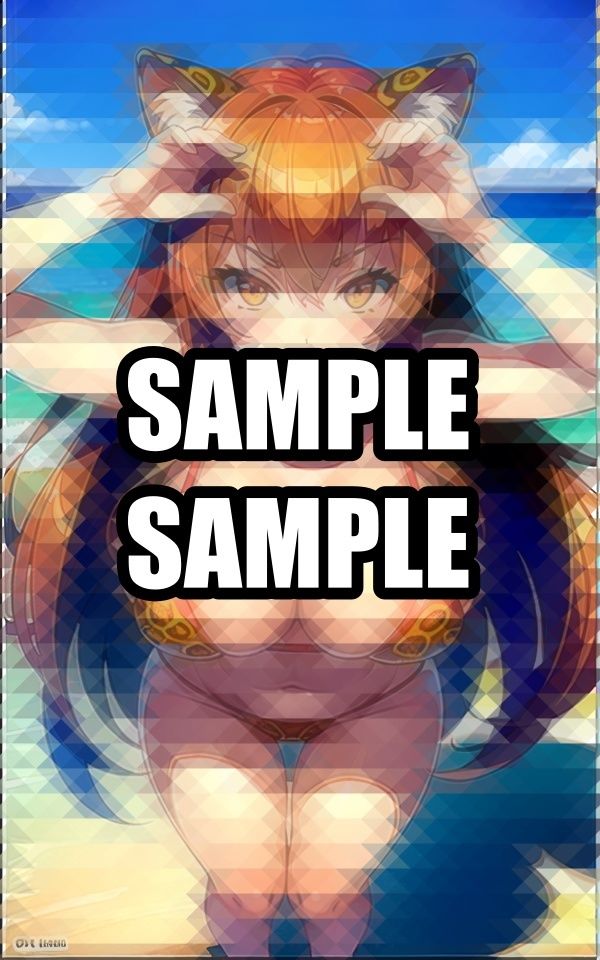 ケモミミ美女のヒョウ柄ビキニ サンプル1ページ目