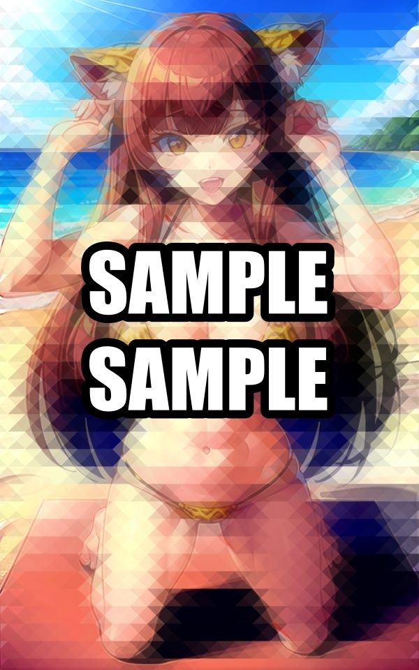 ケモミミ美女のヒョウ柄ビキニ サンプル2ページ目