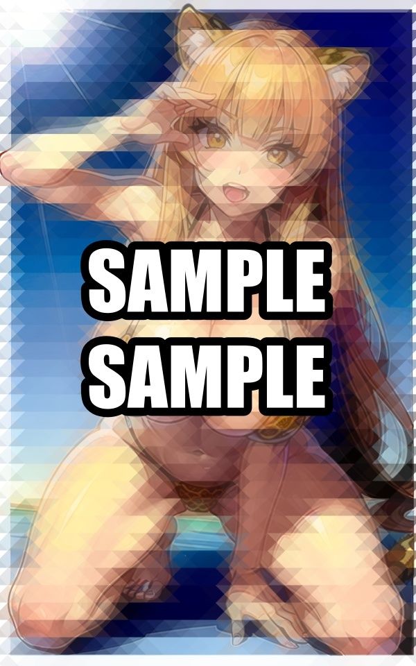 ケモミミ美女のヒョウ柄ビキニ サンプル4ページ目