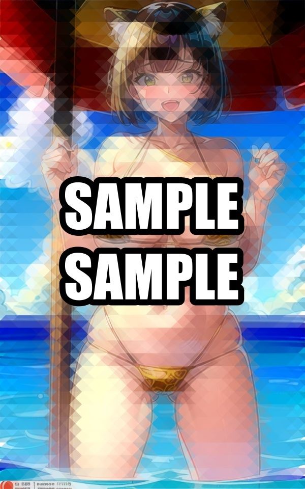 ケモミミ美女のヒョウ柄ビキニ サンプル6ページ目