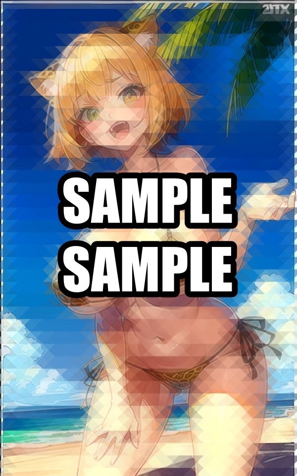 ケモミミ美女のヒョウ柄ビキニ サンプル7ページ目