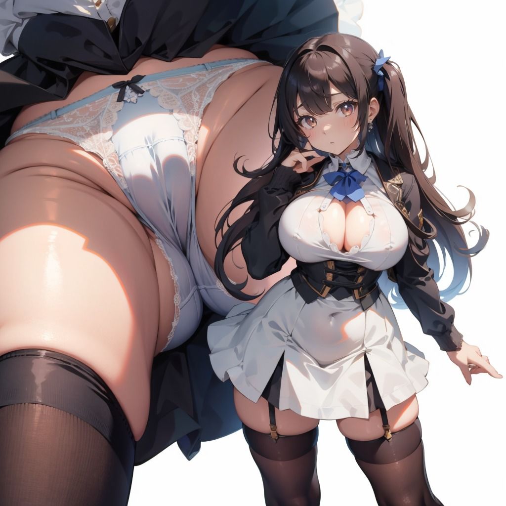 制服巨乳ハイヒールなお姉さんのえちえちおパンツ盗撮アングル サンプル2ページ目