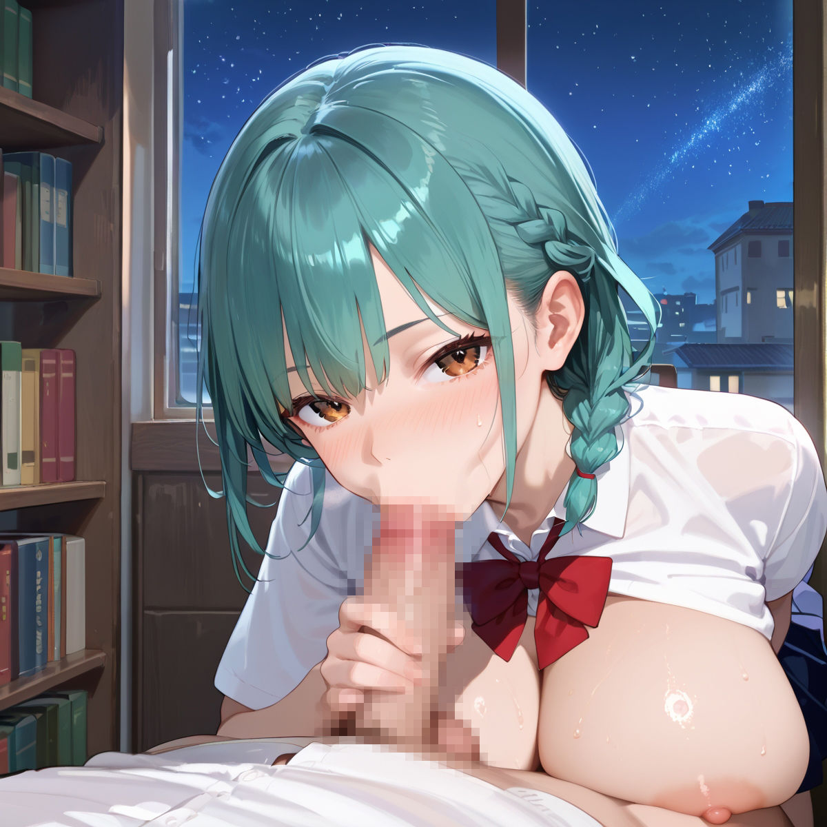 【PART11】夜の塾の自習室で羞恥オナニー覗き サンプル2ページ目