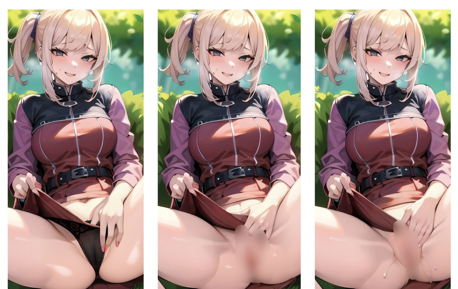 脱がされ少女 色んな女の子編01 サンプル4ページ目