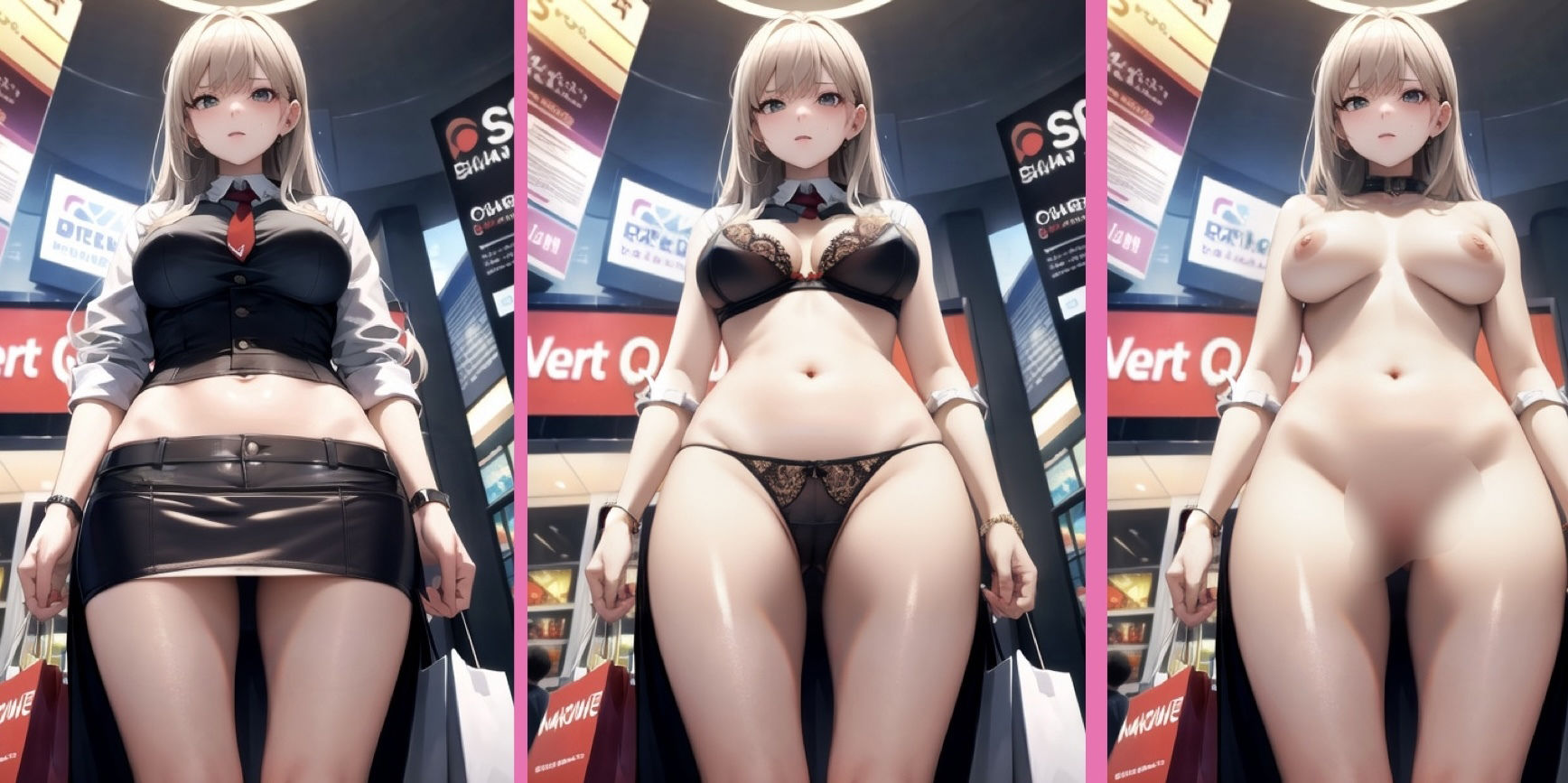 脱がされ少女 色んな女の子編01 サンプル7ページ目