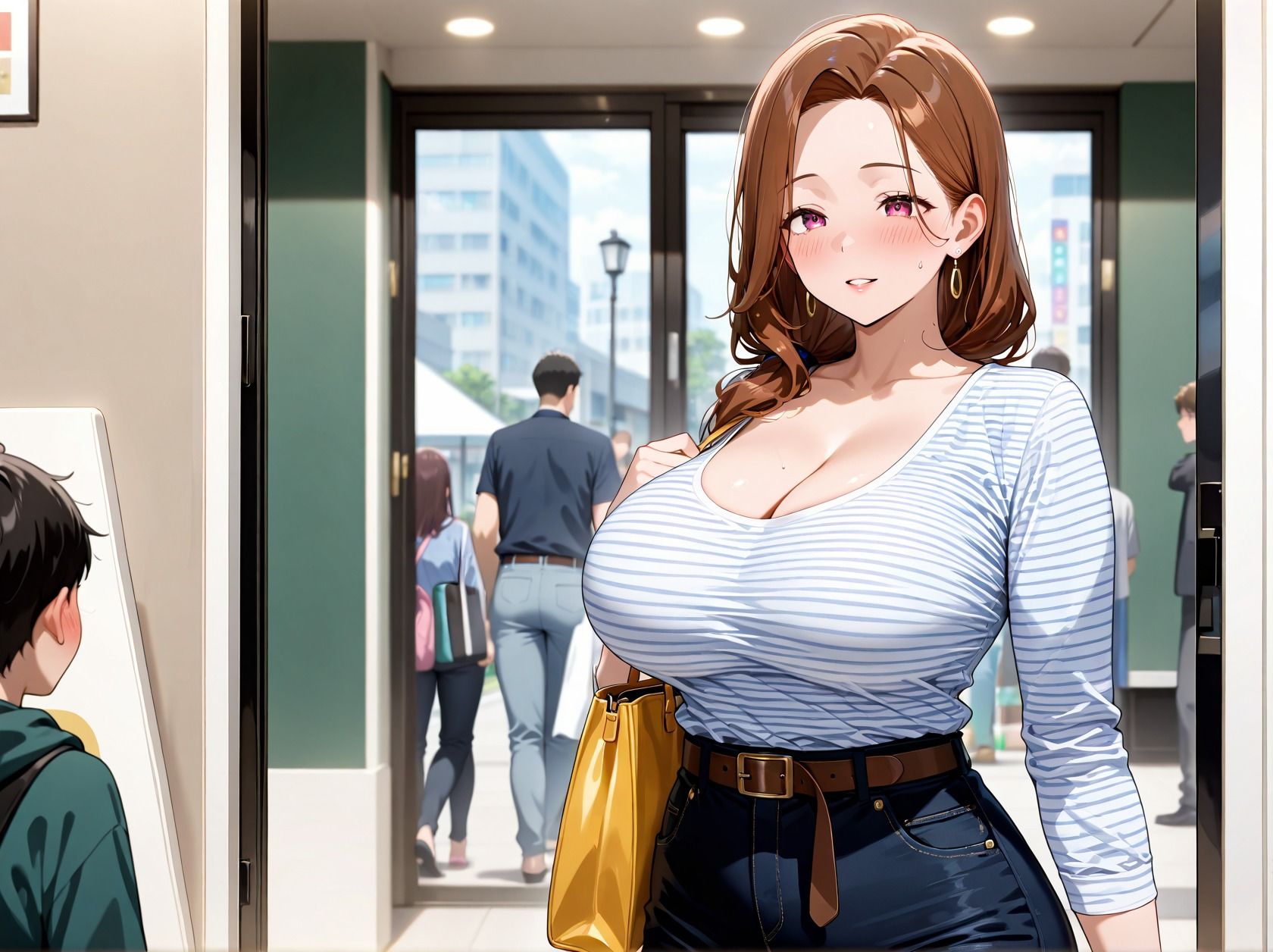 寝取られ他人棒にハマる爆乳妻 サンプル1ページ目