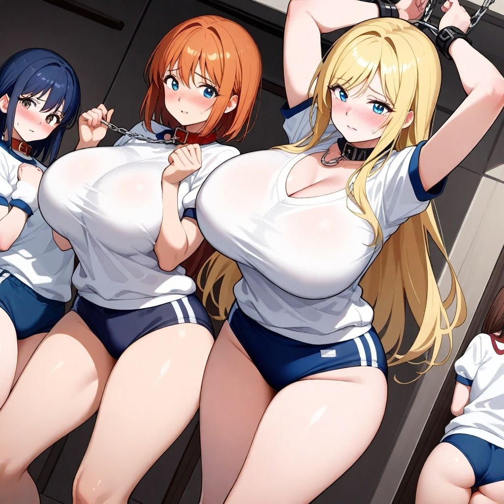 【微エロ】フェチコレVol.30 吊り上げ拘束されて辱められる巨乳ブルマ美女（金髪オンリー）【総枚数250枚】 サンプル1ページ目