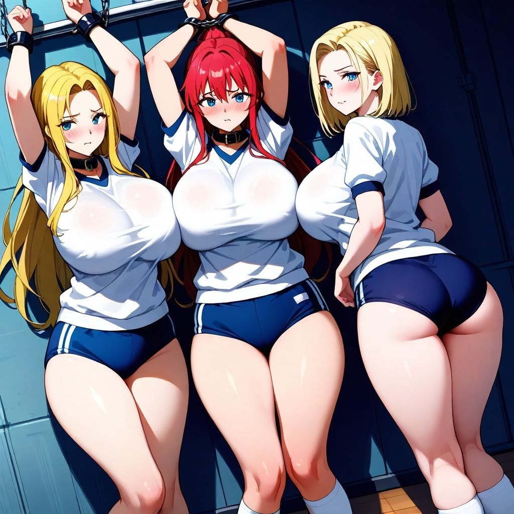【微エロ】フェチコレVol.30 吊り上げ拘束されて辱められる巨乳ブルマ美女（金髪オンリー）【総枚数250枚】 サンプル5ページ目