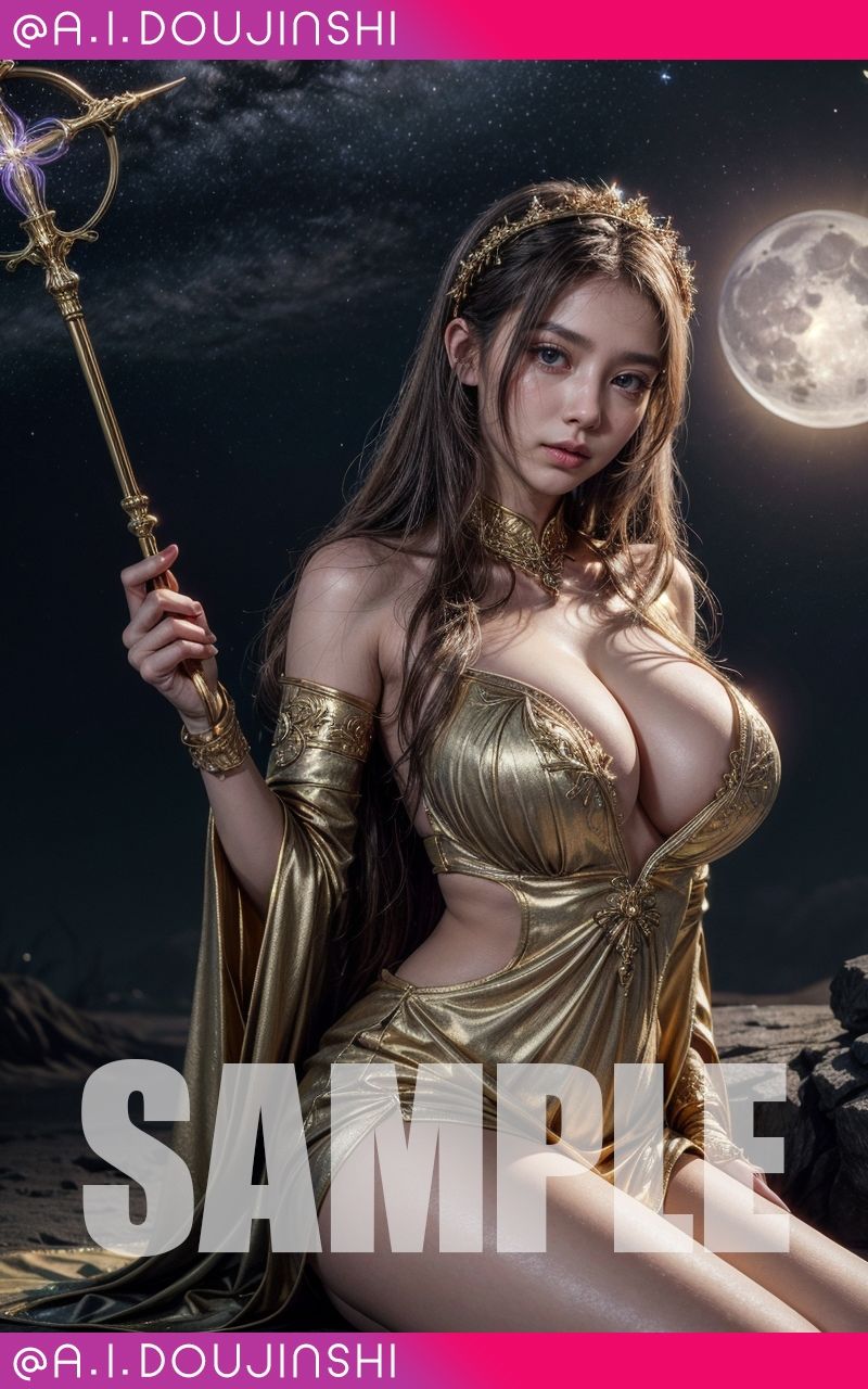 純潔を神に捧げる古代ギリシャ美爆乳神官@AI同人誌vol.090 サンプル2ページ目