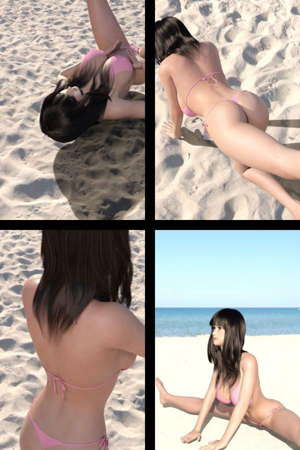 【TD100】最強のグラドル政治家本藤眞奈の水着写真集 Swimmer-03 サンプル2ページ目