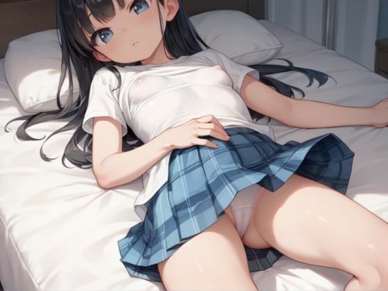 つるぺたなお隣さんが誘惑してきたので中出ししてみた サンプル2ページ目