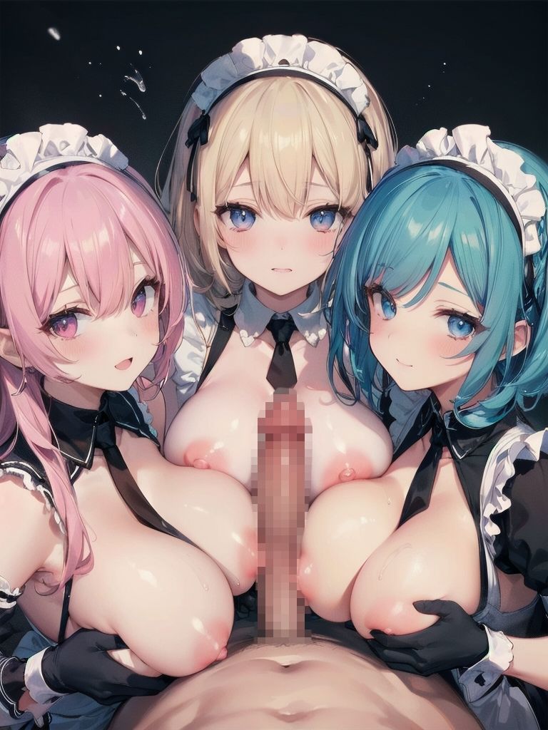 巨乳メイドとハーレムエッチ6 サンプル3ページ目
