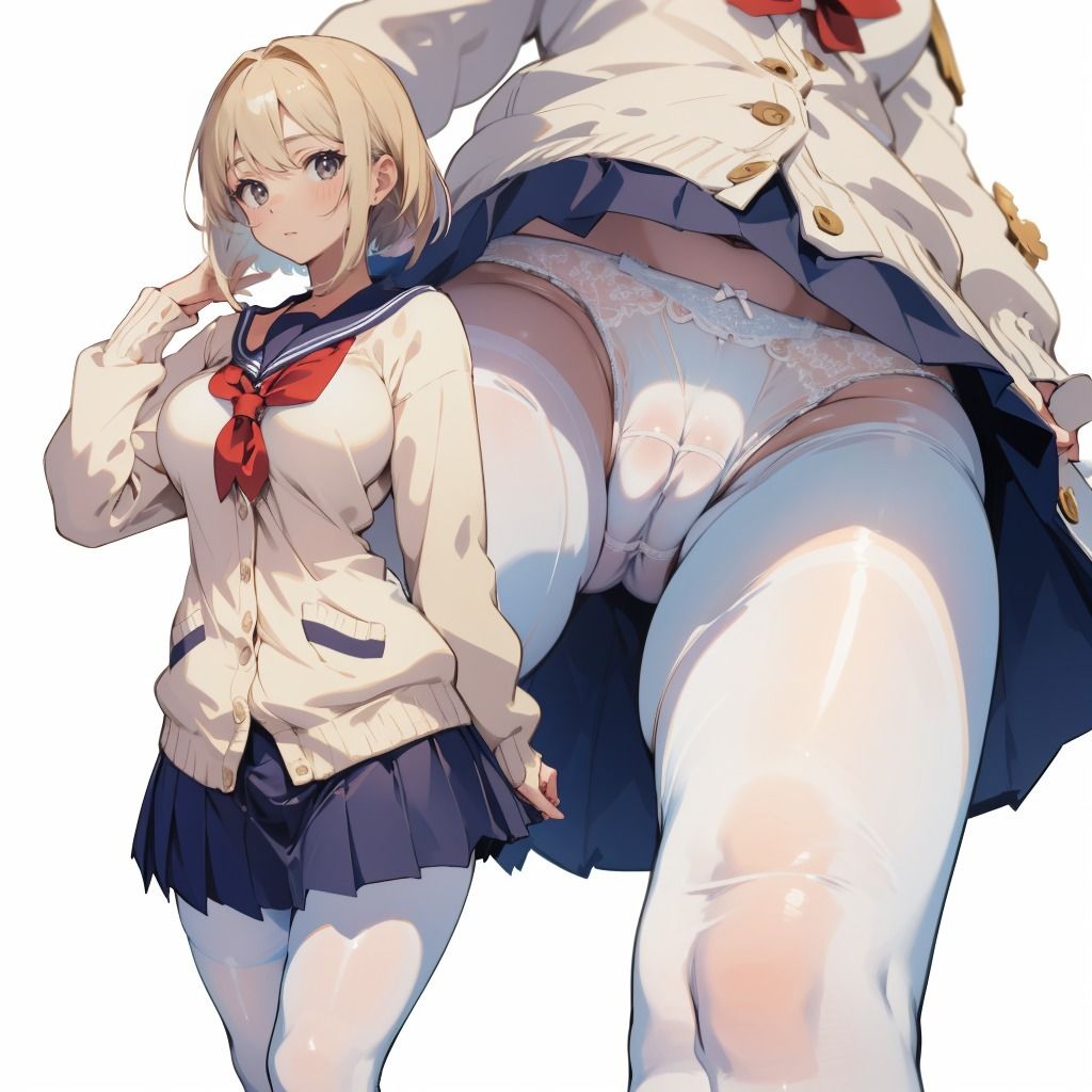制服JK（白）のえちえちおパンツ盗撮アングル サンプル2ページ目